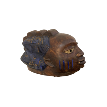 Masque Guèlèdè Femme Tressée (3) – L’Hommage aux Forces Féminines de la Société Yoruba